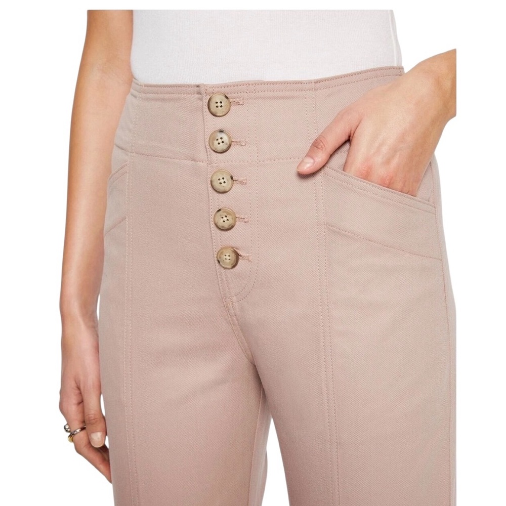 Club Monaco cropped high waist utility casual pants size 10 excellent condition - Picture 4 of 14